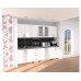 Bucatarie Zebra 2.6 metri MDF Alb